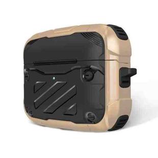 Transformers Series TPU+PC Wireless Earphone Protective Case For AirPods 3(Champagne Gold)