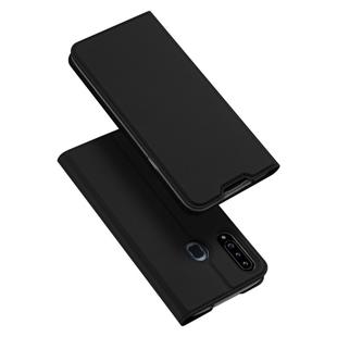 For Galaxy A20s DUX DUCIS Skin Pro Series Horizontal Flip PU + TPU Leather Case, with Holder & Card Slots(Black)