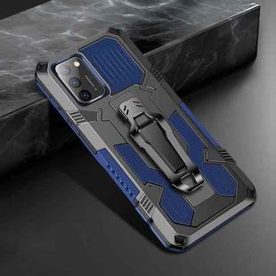 For Samsung Galaxy A03s 166mm Armor Warrior Shockproof PC + TPU Protective Case(Royal Blue)