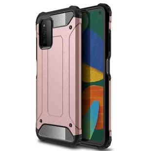 For Samsung Galaxy A03s 166mm Magic Armor TPU + PC Combination Case(Rose Gold)