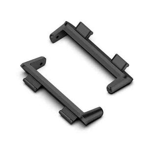 For OPPO Watch 2 42mm 1 Pair Metal Watch Band Connector(Black)