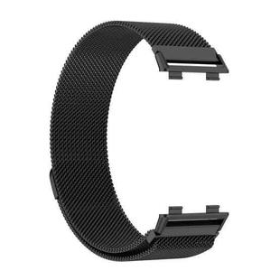 For OPPO Watch 2 42mm Milan Metal Watch Band(Black)