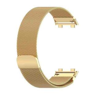 For OPPO Watch 2 42mm Milan Metal Watch Band(Gold)