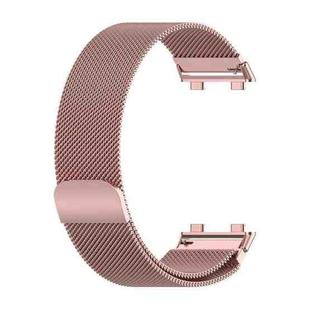 For OPPO Watch 2 42mm Milan Metal Watch Band(Rose Pink)