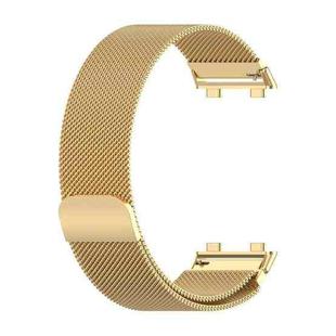 For OPPO Watch 2 46mm Milan Metal Watch Band(Gold)