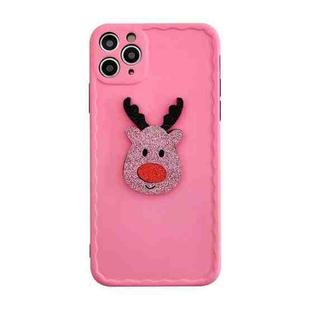 Christmas Wave Shockproof TPU Protective Case For iPhone 13 Pro(Elk)