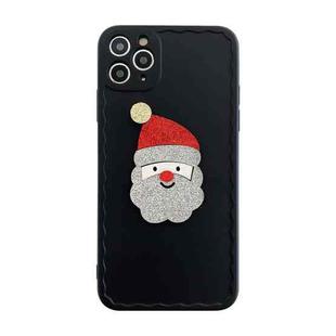 Christmas Wave Shockproof TPU Protective Case For iPhone 12 Pro(Santa Claus)