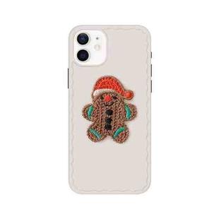 knitting Christmas Pattern Wave TPU Case For iPhone 12(Little Bear)