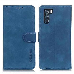 For OPPO K9 Pro KHAZNEH Retro Texture PU + TPU Horizontal Flip Leather Case with Holder & Card Slots & Wallet(Blue)