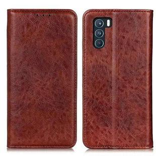 For OPPO K9 Pro Magnetic Crazy Horse Texture Horizontal Flip Leather Case with Holder & Card Slots & Wallet(Brown)