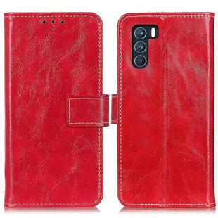 For OPPO K9 Pro Retro Crazy Horse Texture Horizontal Flip Leather Case with Holder & Card Slots & Photo Frame & Wallet(Red)