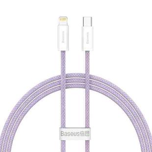 Baseus CALD000005 Dynamic Series 20W USB-C / Type-C to 8 Pin Fast Charging Data Cable, Cable Length:1m(Purple)