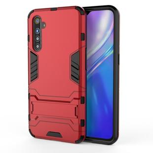 For OPPO Realme XT & K5 Shockproof PC + TPU Protective Case with Holder(Red)