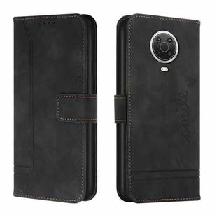 For Nokia G10 / G20 / G30 Retro Skin Feel Horizontal Flip Soft TPU + PU Leather Case(Black)
