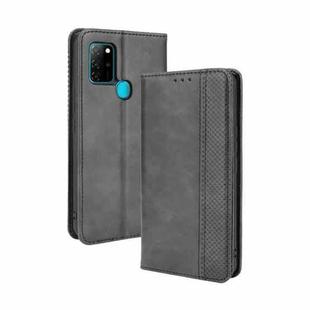 For BLU G91 Magnetic Buckle Retro Crazy Horse Texture Horizontal Flip Leather Case with Holder & Card Slots & Photo Frame(Black)