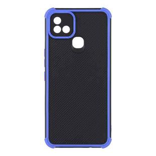 For Infinix Hot 10i Eagle Eye Armor Dual-color Shockproof TPU + PC Protective Case(Blue)