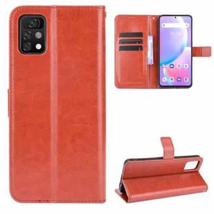 For Umidigi A11 Pro Max Crazy Horse Texture Horizontal Flip Leather Case with Holder & Card Slots & Lanyard(Brown)