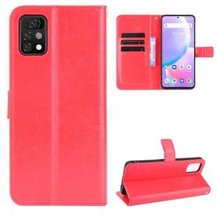 For Umidigi A11 Pro Max Crazy Horse Texture Horizontal Flip Leather Case with Holder & Card Slots & Lanyard(Red)