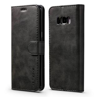 For Galaxy S8 Plus LC.IMEEKE Calf Texture Horizontal Flip Leather Case, with Holder & Card Slots & Wallet(Black)