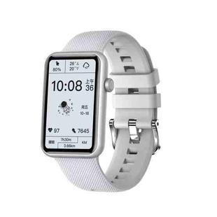 HT5 1.57 inch IPS Touch Screen IP68 Waterproof Smart Watch, Support Sleep Monitoring / Heart Rate Monitoring / Body Temperature Monitoring / Bluetooth Call(Silver)