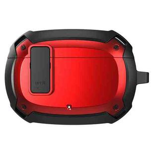 Bumblebee Armor Earphone Protective Case with Switch & Hook For Beats Studio Buds(Black + Red)