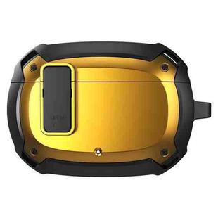 Bumblebee Armor Earphone Protective Case with Switch & Hook For Beats Studio Buds(Black + Yellow)