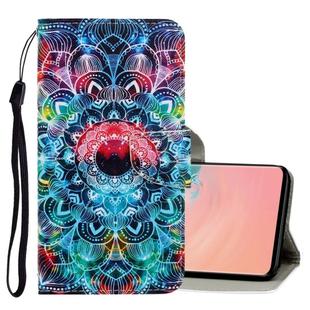 For Galaxy S10 3D Colored Drawing Horizontal Flip PU Leather Case with Holder & Card Slots & Wallet(Mandala)