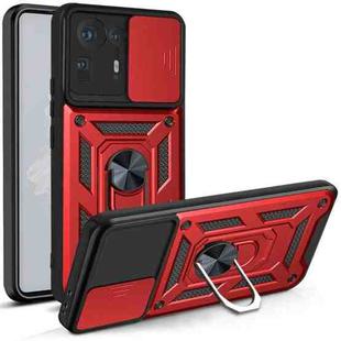 For Xiaomi Mix 4 Sliding Camera Cover Design TPU+PC Protective Case(Red)