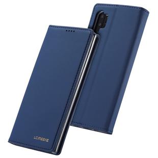 For Galaxy Note 10 Plus LC.IMEEKE LC-002 Series Skin Hand Feeling PU + TPU Horizontal Flip Leather Case with Holder & Card Slot & Wallet(Blue)