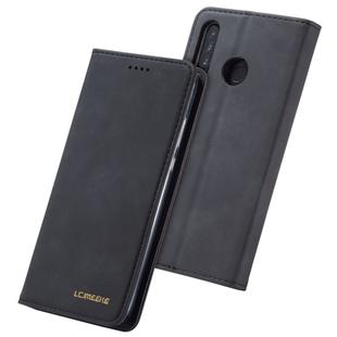 For Huawei P30 Lite LC.IMEEKE LC-002 Series Skin Hand Feeling PU + TPU Horizontal Flip Leather Case with Holder & Card Slot & Wallet(Black)