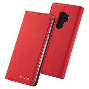 For Galaxy S9 LC.IMEEKE LC-002 Series Skin Hand Feeling PU + TPU Horizontal Flip Leather Case with Holder & Card Slot & Wallet(Red)