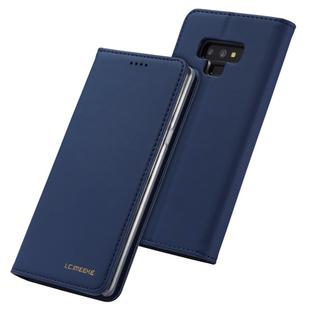 For Galaxy Note9 LC.IMEEKE LC-002 Series Skin Hand Feeling PU + TPU Horizontal Flip Leather Case with Holder & Card Slot & Wallet(Blue)