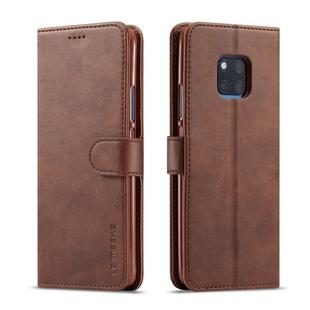 For Huawei Mate 20 Pro LC.IMEEKE Calf Texture Horizontal Flip Leather Case, with Holder & Card Slots & Wallet(Brown)