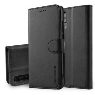 For Huawei P20 LC.IMEEKE Calf Texture Horizontal Flip Leather Case, with Holder & Card Slots & Wallet(Black)