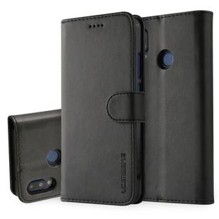 For Huawei P20 Lite / Nova 3e LC.IMEEKE Calf Texture Horizontal Flip Leather Case, with Holder & Card Slots & Wallet(Black)