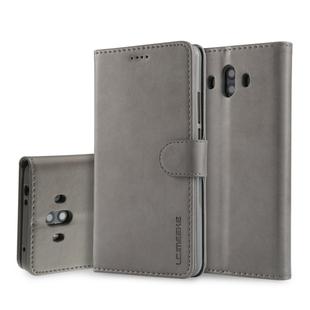 For Huawei Mate 10 LC.IMEEKE Calf Texture Horizontal Flip Leather Case, with Holder & Card Slots & Wallet(Grey)
