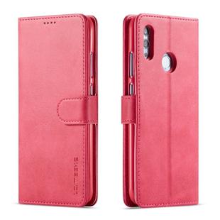 For Huawei P Smart (2019) / Honor 10 Lite LC.IMEEKE Calf Texture Horizontal Flip Leather Case, with Holder & Card Slots & Wallet(Rose Red)