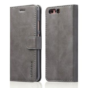 For Huawei P10 LC.IMEEKE Calf Texture Horizontal Flip Leather Case, with Holder & Card Slots & Wallet(Grey)