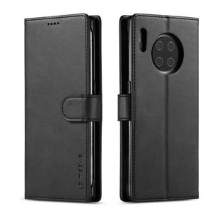 For Huawei Mate 30 Pro LC.IMEEKE Calf Texture Horizontal Flip Leather Case, with Holder & Card Slots & Wallet(Black)
