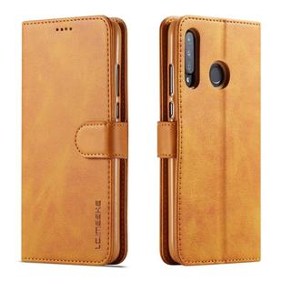 For Huawei P30 Lite / Nova 4e LC.IMEEKE Calf Texture Horizontal Flip Leather Case, with Holder & Card Slots & Wallet(Yellow)