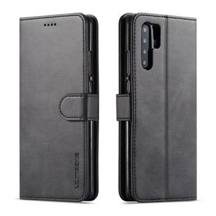 For Huawei P30 Pro LC.IMEEKE Calf Texture Horizontal Flip Leather Case, with Holder & Card Slots & Wallet(Black)