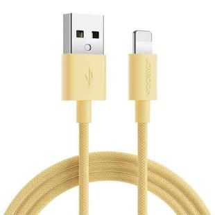 JOYROOM S-1030M13 USB to 8 Pin Colorful Fast Charging Data Cable, Cable Length:1m(Yellow)