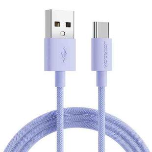 JOYROOM S-2030M13 USB to USB-C / Type-C Colorful Fast Charging Data Cable, Cable Length:2m(Purple)