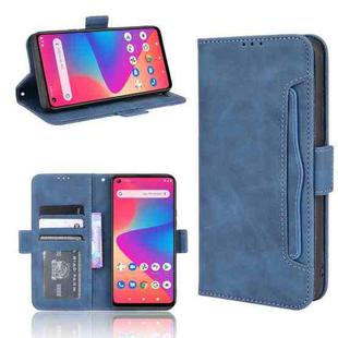 For BLU G91 Skin Feel Calf Pattern Horizontal Flip Leather Case with Holder & Card Slots & Photo Frame(Blue)