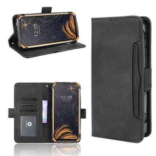 For Doogee S88 Plus / S88 Pro Skin Feel Calf Pattern Horizontal Flip Leather Case with Holder & Card Slots & Photo Frame(Black)