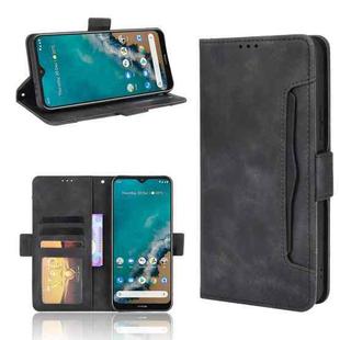 For Nokia G50 5G Skin Feel Calf Pattern Horizontal Flip Leather Case with Holder & Card Slots & Photo Frame(Black)