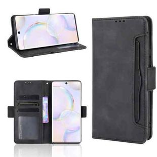 For Honor 50 Skin Feel Calf Pattern Horizontal Flip Leather Case with Holder & Card Slots & Photo Frame(Black)
