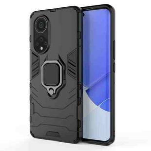For Huawei nova 9 Shockproof PC + TPU Protective Case with Magnetic Ring Holder(Black)