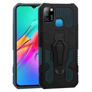 For Infinix Smart 5 Armor Warrior Shockproof PC + TPU Protective Case(Green)