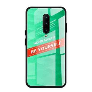 For OnePlus 7 Pro Shockproof PC + TPU + Glass Protective Case(Green)